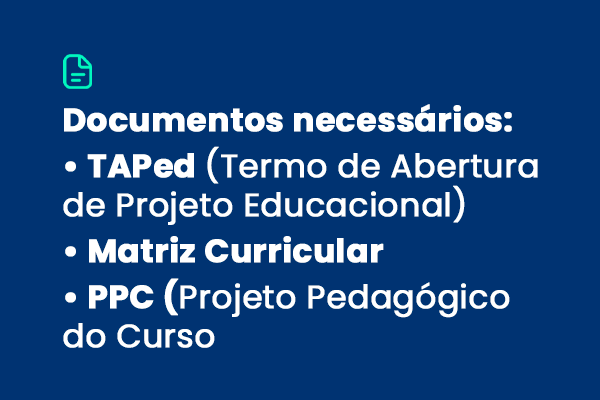 Documentos necessários