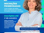 Inscrições prorrogadas para curso de Análise de Dados para Qualificação da Gestão na Saúde, Educação e Inovação